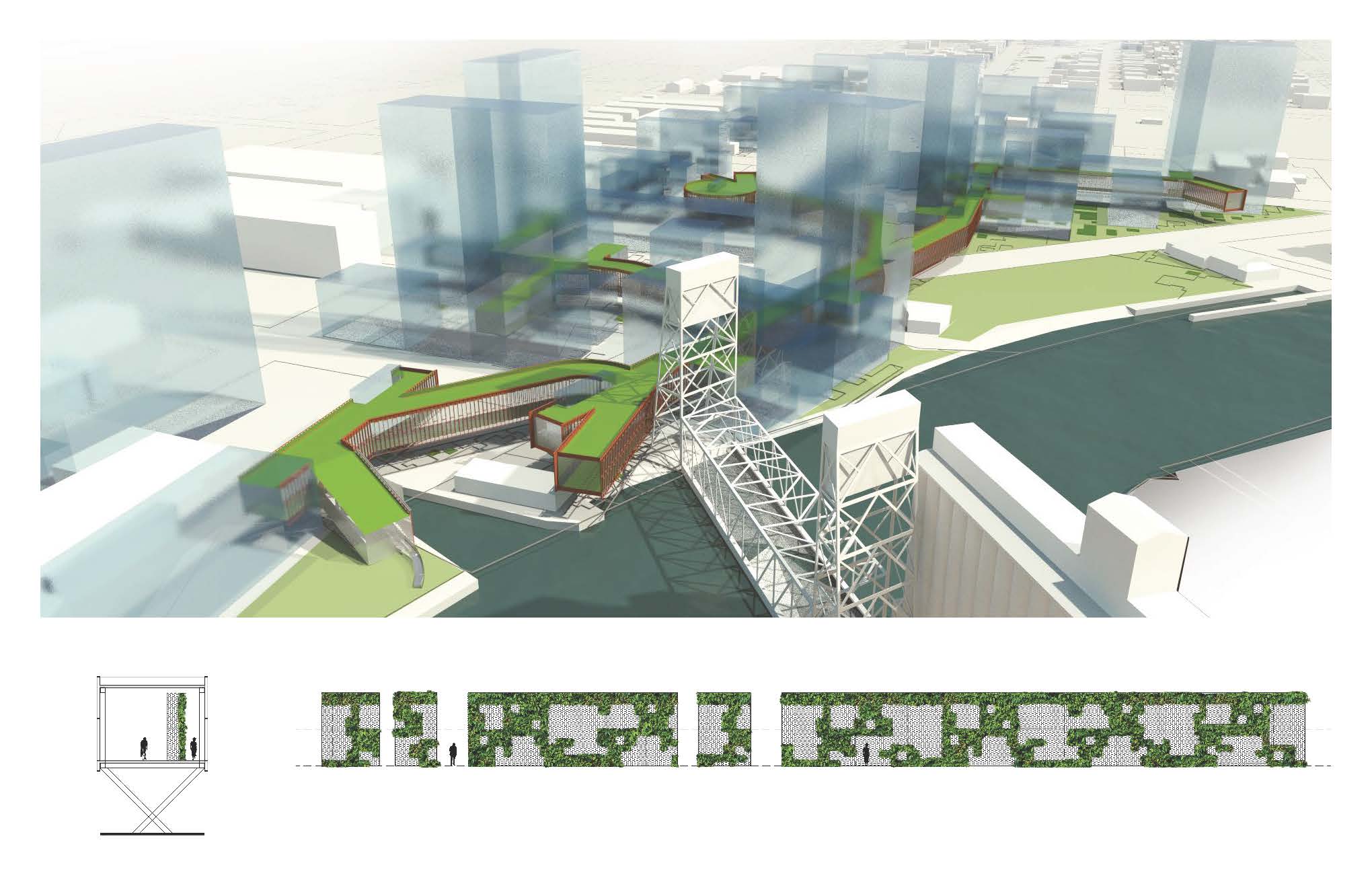 Buffalo DL&W Corridor Competition Entry – Elevating Landscapes in Movement