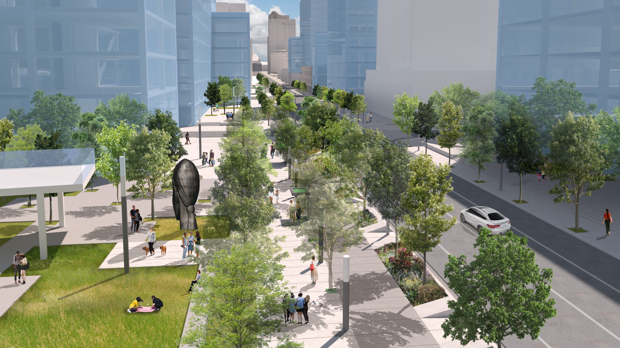 Avenue Road: Re-inventing and Pedestrianizing the Avenue